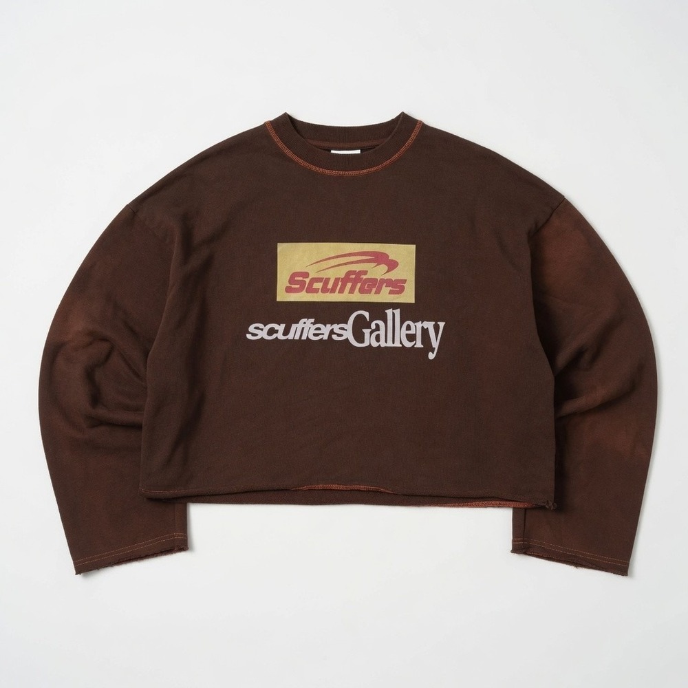 Scuffers Cropped Hoodie Sweatshirt Medium Pullover‎ Streetwear Outdoor Y2K